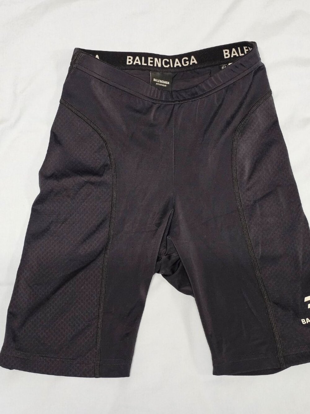 Balenciaga Women’s Black Cycling Athletic Shorts - Picture 7 of 14